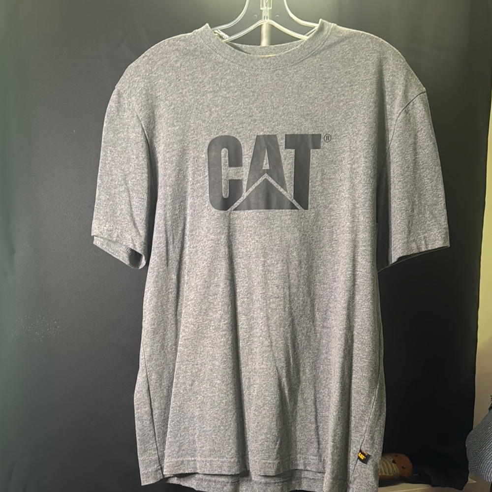 Caterpillar Gray Short Sleeve Tee